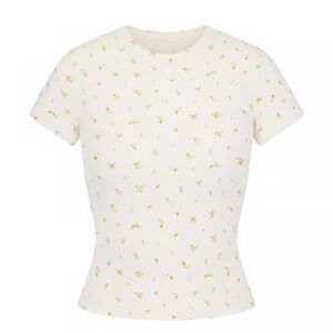 Skims Cotton ribbed t shirt size xs